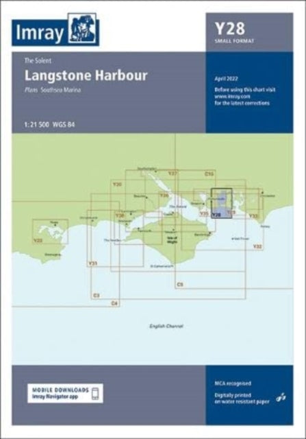 Imray Chart Y28: Langstone Harbour: 2022