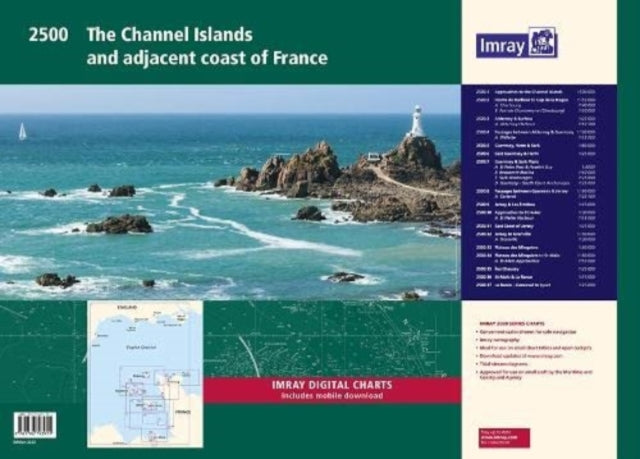 Imray 2500 Chart Pack: The Channel Islands and adjacent coast of France: 2022