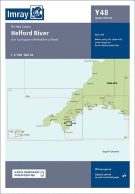 Imray Chart Y48: Helford River (Small Format): 2022