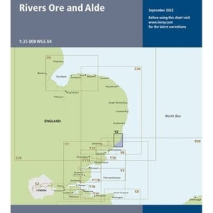 Imray Chart Y2: Rivers Ore and Alde: 2022