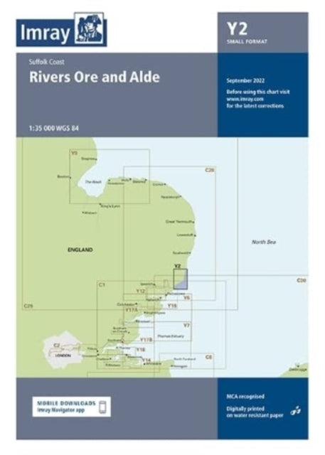 Imray Chart Y2: Rivers Ore and Alde: 2022