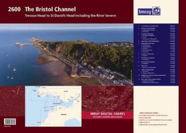 2600 Bristol Channel Chart Pack: Trevose Head to St David's Head including the River Severn: 2023