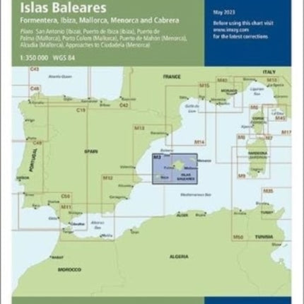 Imray Chart M3: Islas Baleares - Formentera,