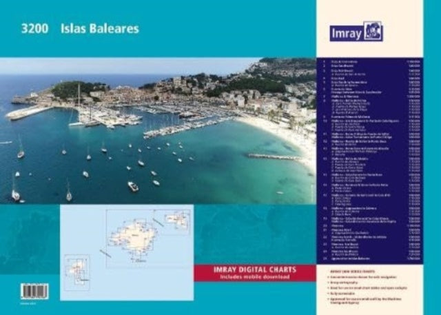 Imray 3200 Islas Baleares Chart Pack: 2023