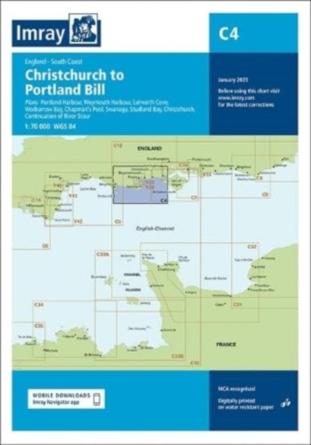 Imray Chart C4: Christchurch to Portland Bill: 2023