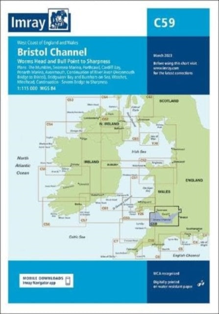 Imray Chart C59: Bristol Channel: 2023