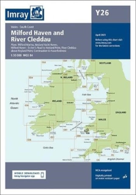 Imray Chart Y26: Milford Haven: 2023