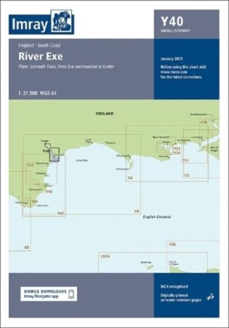 Imray Chart Y40: River Exe Small Format: 2023