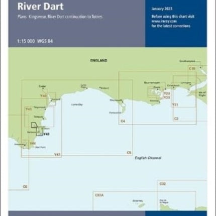 Imray Chart Y43: River Dart (Small Format): 2023