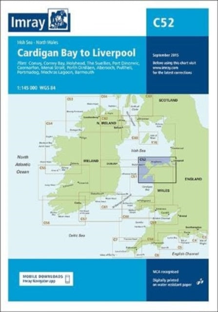 Imray Chart C52: Cardigan Bay to Liverpool: 2023