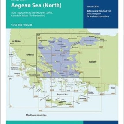 G2 Aegean Sea (North): Passage Chart: 2024