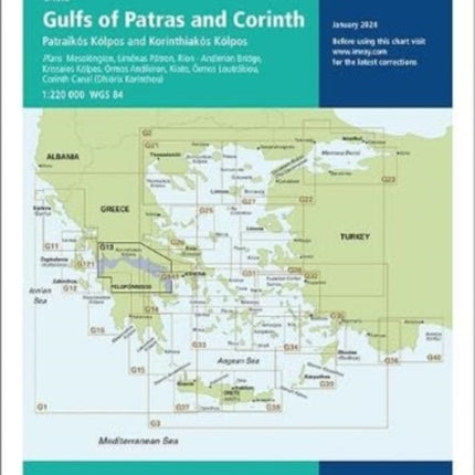 G13 Gulfs of Patras and Corinth: Patraikos Kolpos and Korinthiakos Kolpos