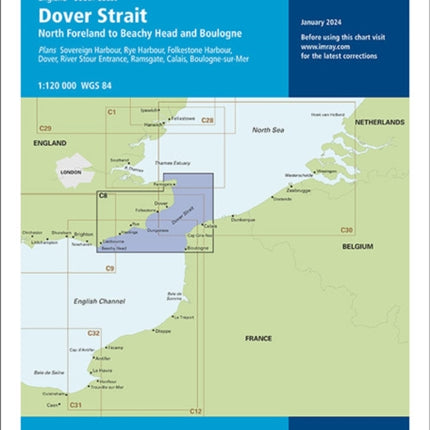 Imray Chart C8: Dover Strait: 2024