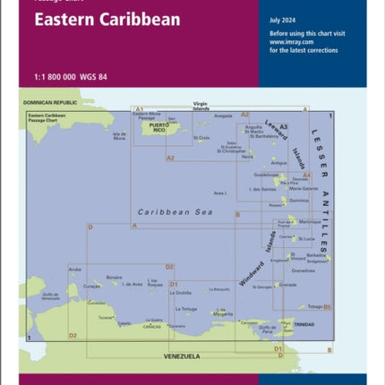 Imray Chart 1 Eastern Caribbean