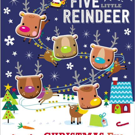 Board Book Five Little Reindeer