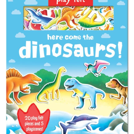 Play Felt Here Come the Dinosaurs - Activity Book