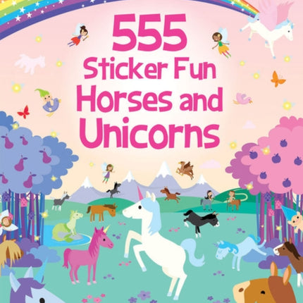 555 Sticker Fun - Horses and Unicorns Activity Book