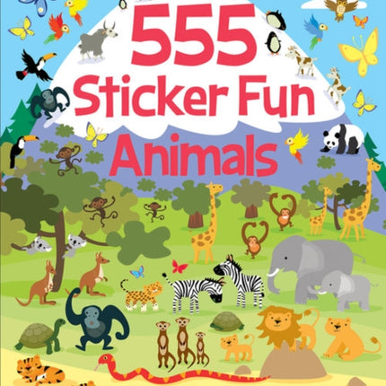 555 Sticker Fun - Animals Activity Book