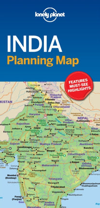 Lonely Planet India Planning Map