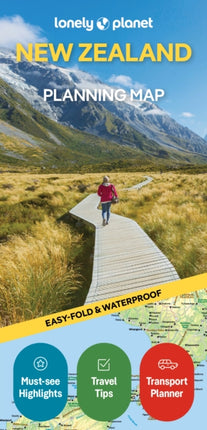 Lonely Planet New Zealand Planning Map