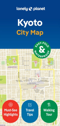 Lonely Planet Kyoto City Map