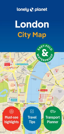 Lonely Planet London City Map