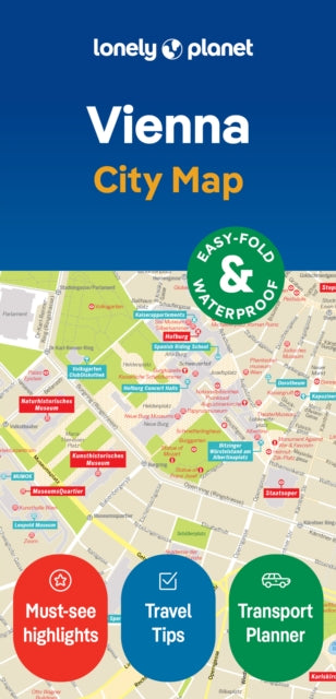 Lonely Planet Vienna City Map