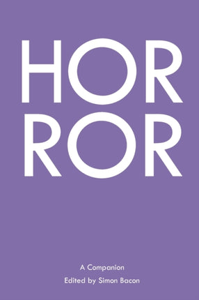 Horror: A Companion
