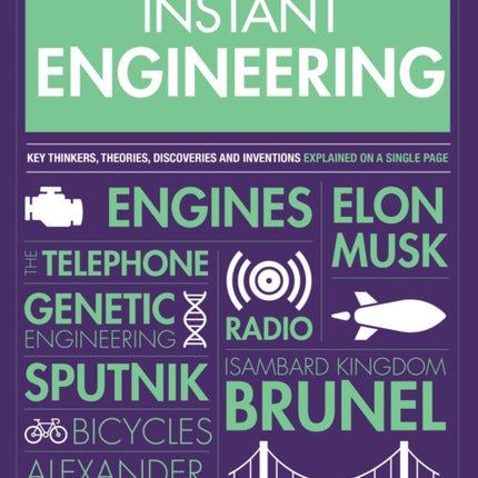 Instant Engineering: Key Thinkers, Theories, Discoveries and Inventions Explained on a Single Page