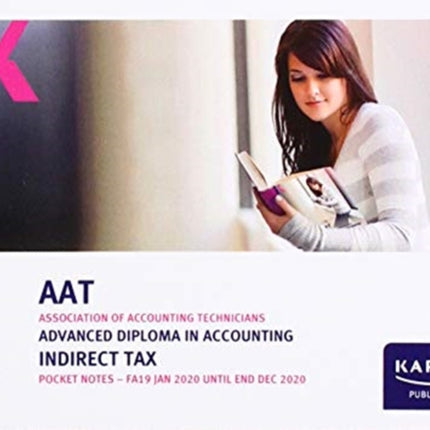 INDIRECT TAX (FA19) - POCKET NOTES