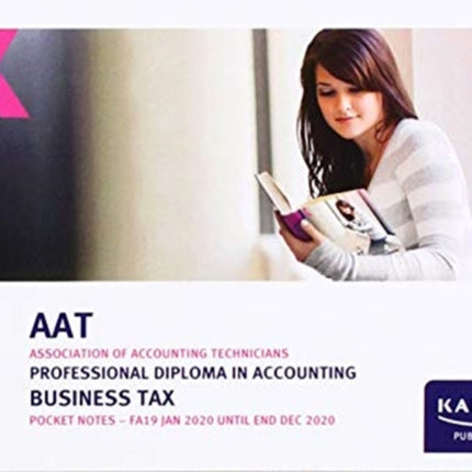 BUSINESS TAX (FA19) - POCKET NOTES