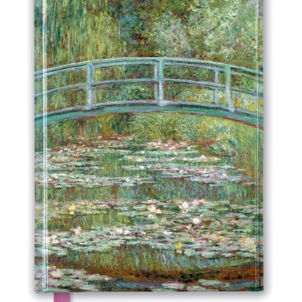 Claude Monet: Bridge over a Pond of Water Lilies (Foiled Journal)