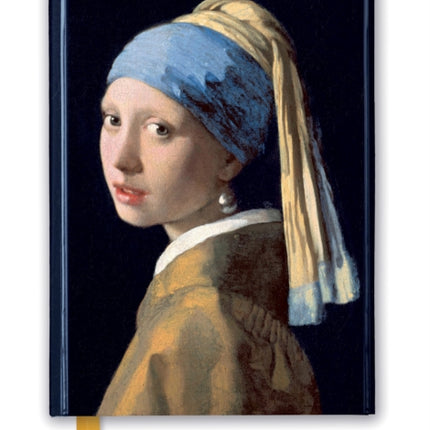 Johannes Vermeer: Girl with a Pearl Earring (Foiled Journal)