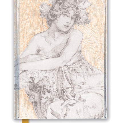 Alphonse Mucha: Study for Documents Décoratifs Plate 12 (Foiled Journal)