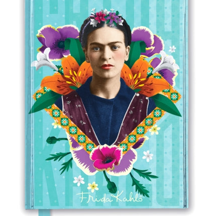 Frida Kahlo Blue (Foiled Journal)