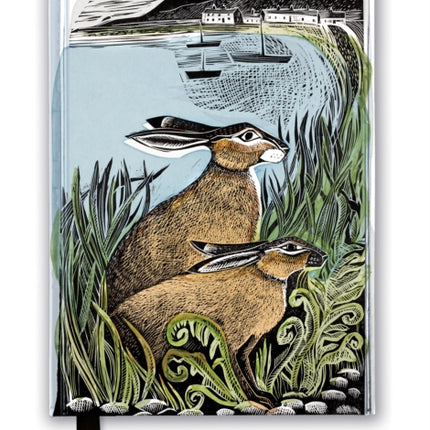 Angela Harding: Rathlin Hares (Foiled Journal)