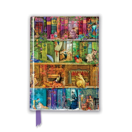 Aimee Stewart: A Stitch in Time Bookshelf (Foiled Pocket Journal)