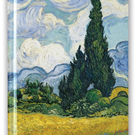 Vincent van Gogh: Wheat Field with Cypresses (Blank Sketch Book)