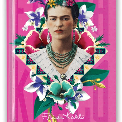 Frida Kahlo Pink (Blank Sketch Book)