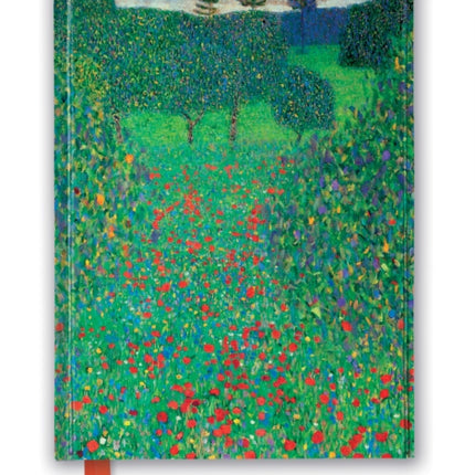 Gustav Klimt: Poppy Field (Foiled Journal)