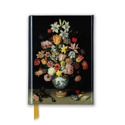 National Gallery: Bosschaert: A Still Life of Flowers (Foiled Pocket Journal)