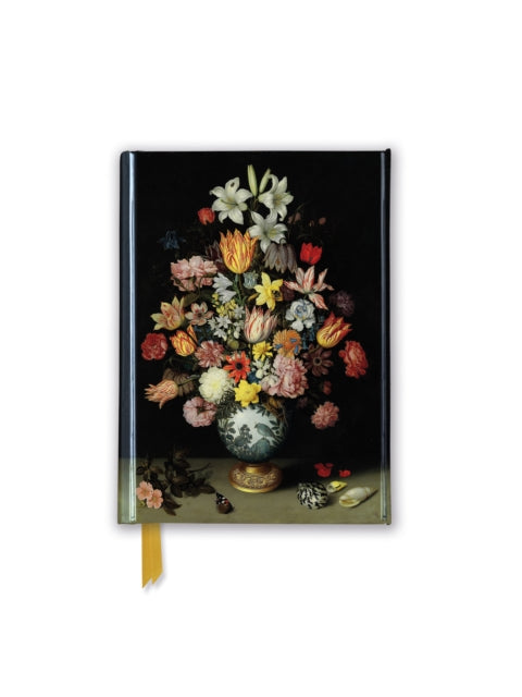 National Gallery: Bosschaert: A Still Life of Flowers (Foiled Pocket Journal)