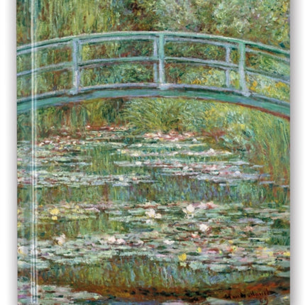 Claude Monet: Bridge over a Pond of Water Lilies (Blank Sketch Book)