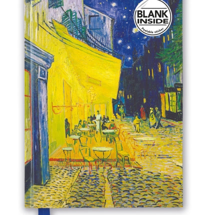 Vincent van Gogh: Café Terrace (Foiled Blank Journal)