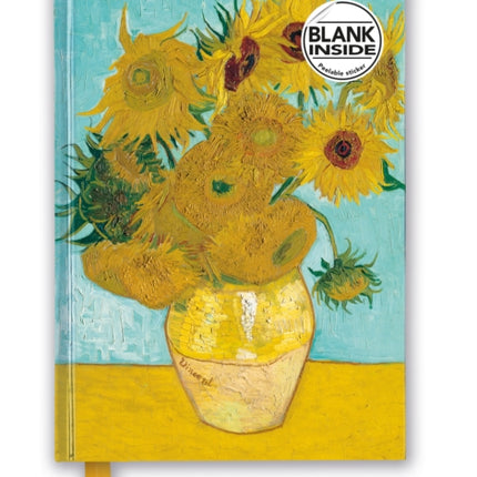 Vincent van Gogh: Sunflowers (Foiled Blank Journal)