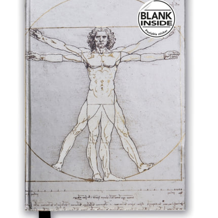 Leonardo da Vinci: Vitruvian Man (Foiled Blank Journal)