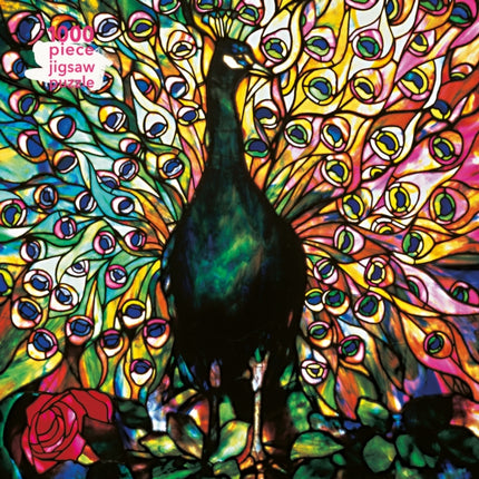 Adult Jigsaw Louis Comfort Tiffany Displaying Peacock 1000 piece jigsaw 1000piece jigsaws 1000piece Jigsaw Puzzles