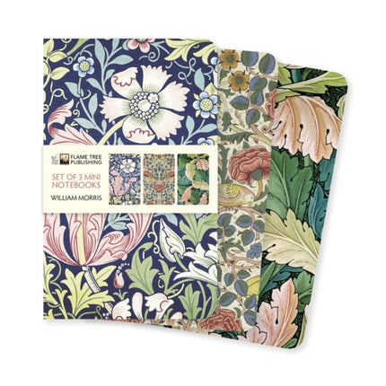 William Morris Set of 3 Mini Notebooks