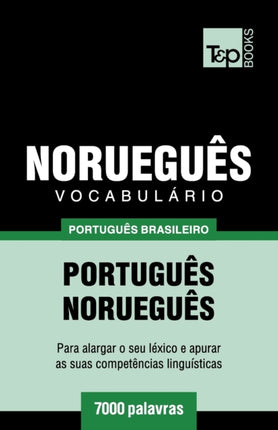 Vocabulário Português Brasileiro-Norueguês - 7000