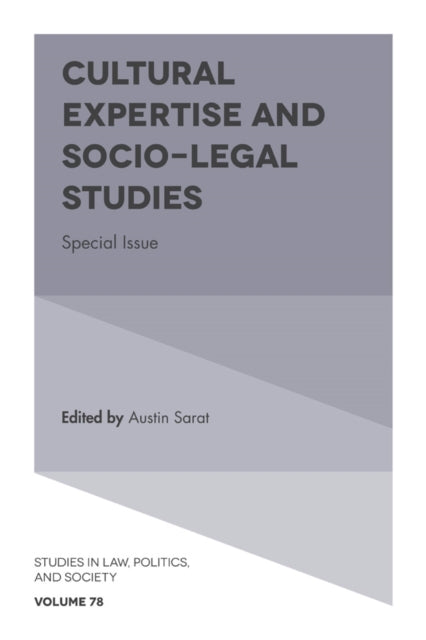 Cultural Expertise and Socio-Legal Studies: Special Issue